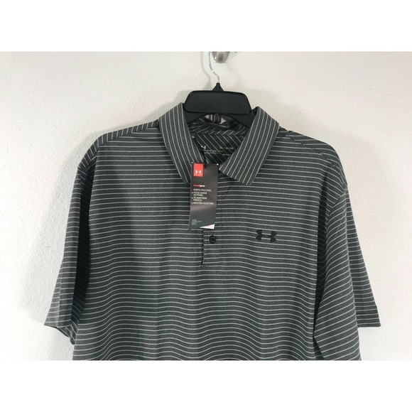 Under Armour Playoff Core Short Sleeve Polo - Men's Size XL - Gray - Picture 3 of 8